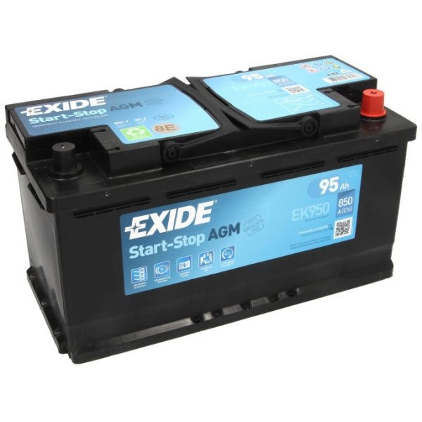 Baterie Exide Agm Start-Stop 95Ah 850A 12V EK950